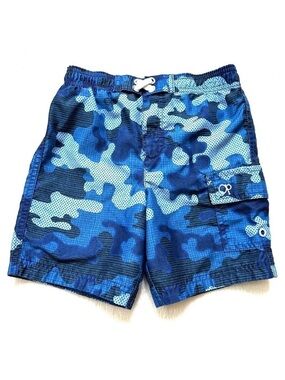 ⭐️ 5 for $25 OP Swim Shorts with Pocket Blue Camo Print Size 3 T